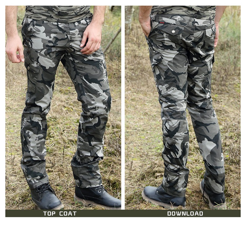 camouflage tactical cargo pants