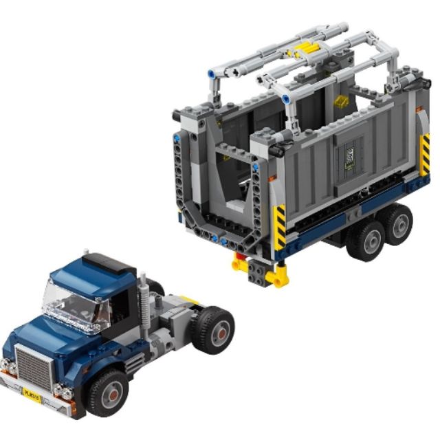 lego jurassic world truck