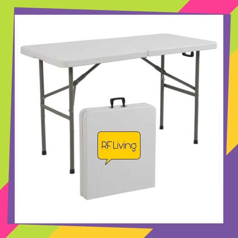 Foldable Banquet Table Event Catering Hall Buffet Folding Table Lipat Niaga 4 X 2 Shopee Malaysia