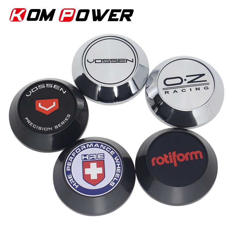 4pcs 65mm car styling vossen center cap for rims rotiform hubcap oz