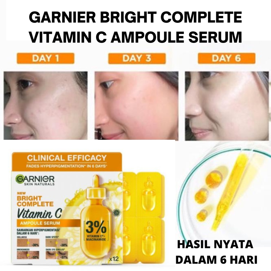 Garnier Bright Complete Ampoule Vitamin C Hyperpigmentation Serum
