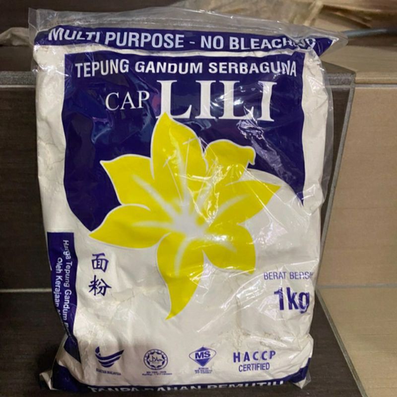 Buy Tepung Gandum Cap Lili Cap Lili Wheat Flour Tepung Gandum Tepung Gandum Serbaguna Cap Lili 1kg Seetracker Malaysia