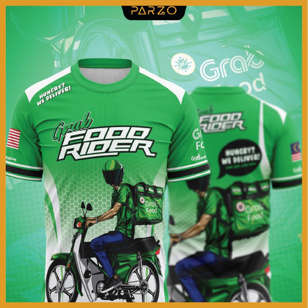 [ Free Sticker ] Clear Stock !! Food Delivery Jersey Sublimate