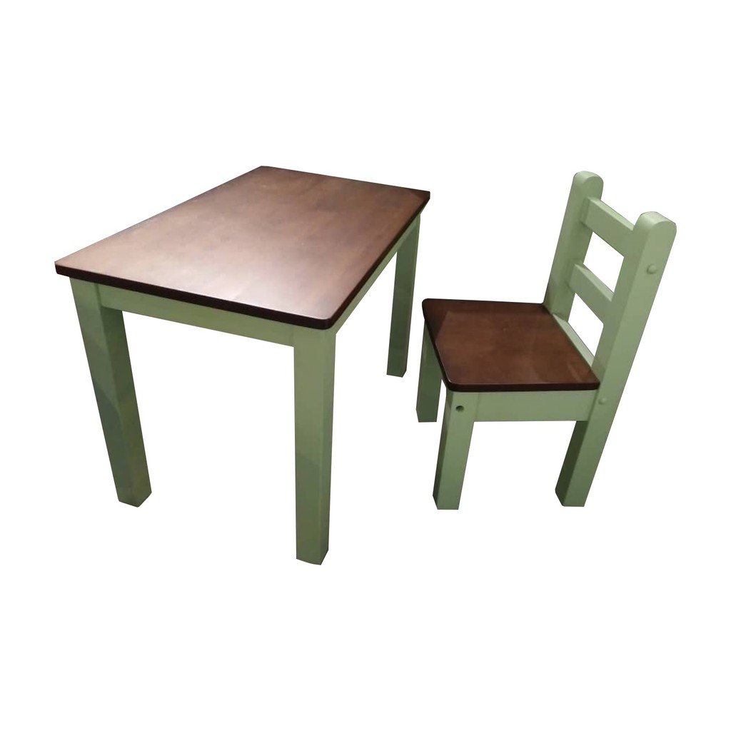 Children Study Table Chair Green Of Z Ft02g Shopee Malaysia
