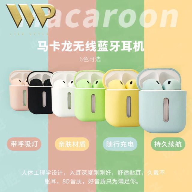 马卡龙蓝牙耳机蓝牙5 0 Macaroon Bluetooth Earphone 5 0 Shopee Malaysia