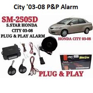 SmartStar Honda City u002703-08 Plug u0026 Play Alarm  Shopee Malaysia