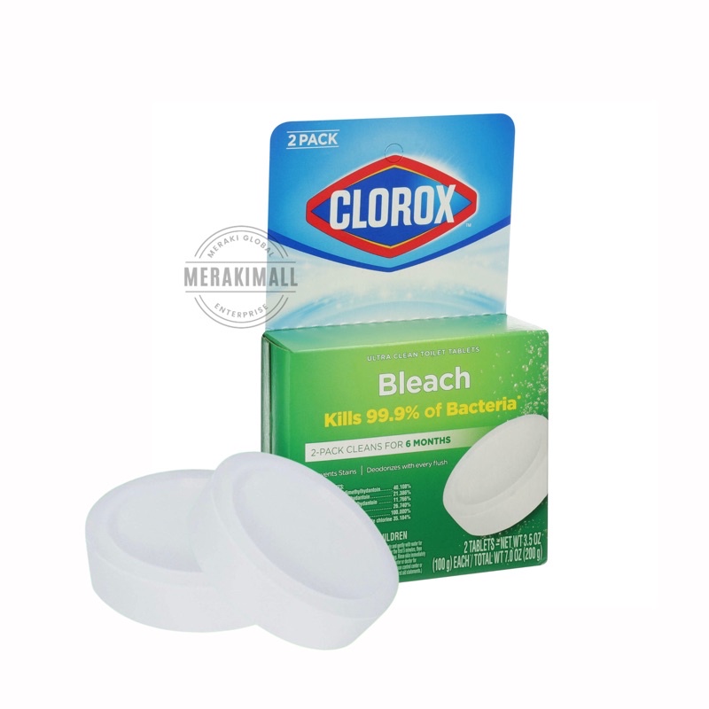 Clorox Ultra Clean Toilet Tablets Bleach Automatic Toilet Bowl