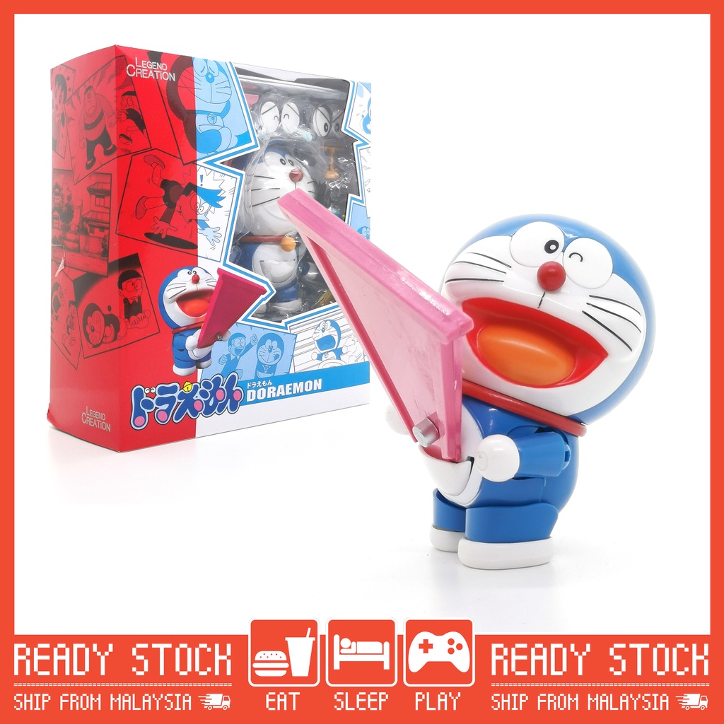Bootleg Anime 10cm SHF Doraemon Robot Spirit 103 Action Figure Moveable