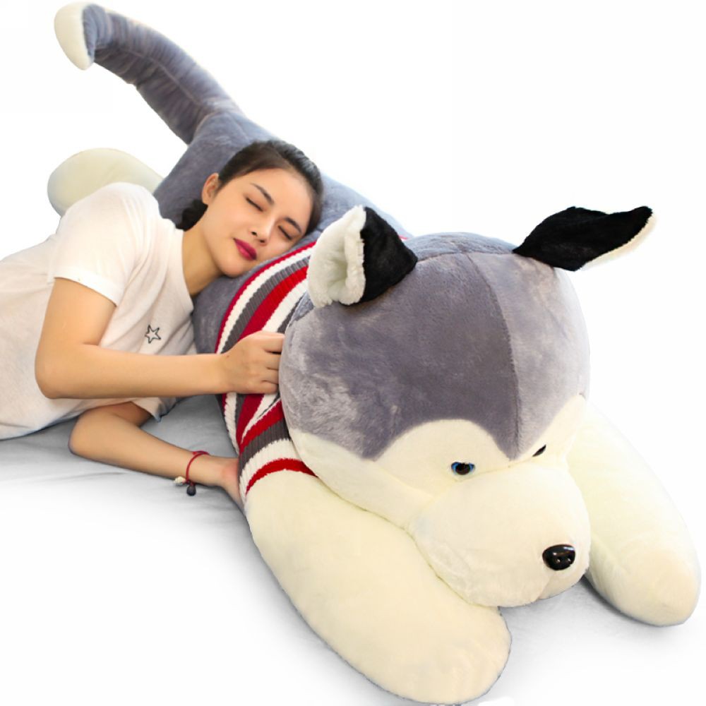 large husky dog soft toy