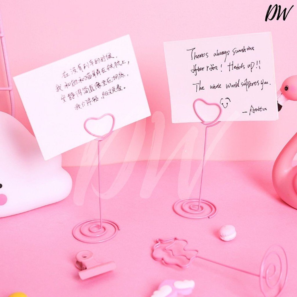 [DW] Cute Memo Holder Paper Note Photo Clip Messages Clip Business Card
