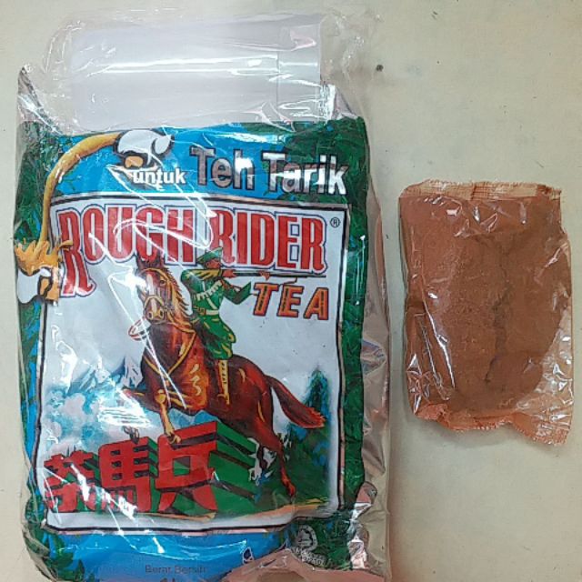 Teh Kuda Merah 1kg free cawan free pewarna / Serbuk Teh Cap Rough Rider 1kg/ Serbuk Teh Kuda / Serbuk Teh Ais Cincau