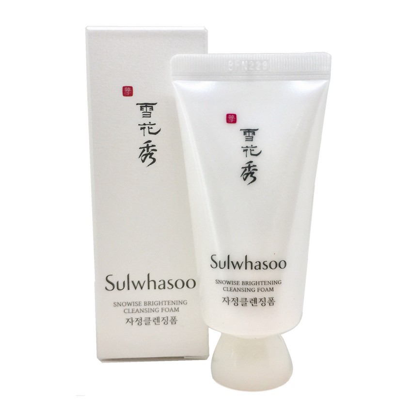 sulwhasoo snowise cleansing foam