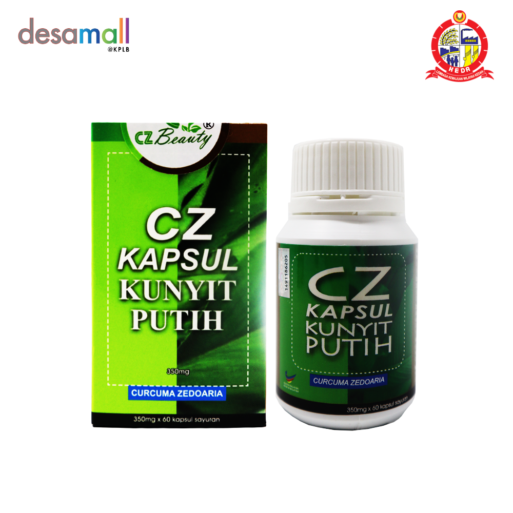 CZ Kapsul Kunyit Putih untuk Merawat Resdung Kronik 350mg 