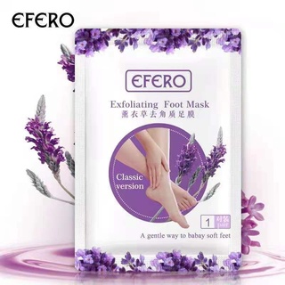 Efero Exfoliating Foot Mask Remove Dead Skin Feet Mask Pedicure Mask Kaki Peeling Foot Mask Foot Care 足膜 祛除角质死皮 脱皮足膜 护理