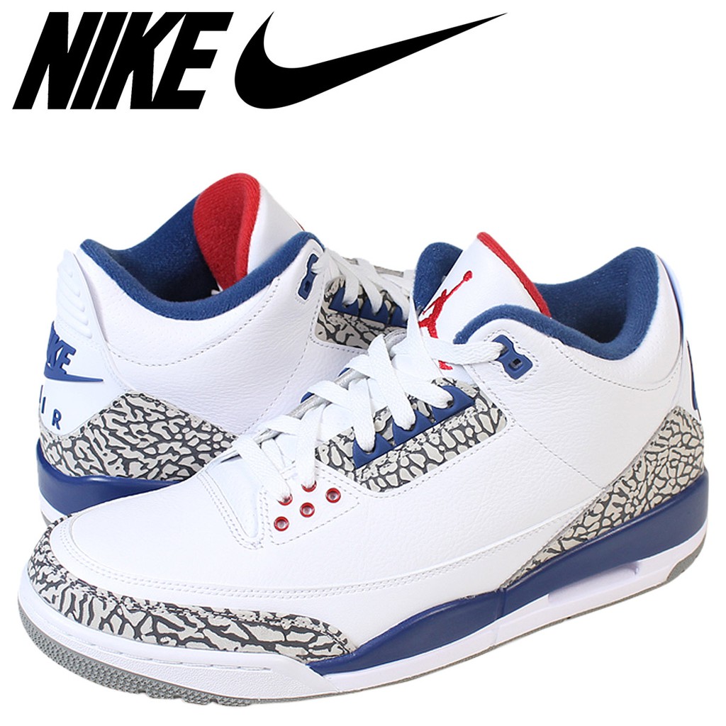 Air Jordan 3 Retro Og True Blue 16 Release Shopee Malaysia