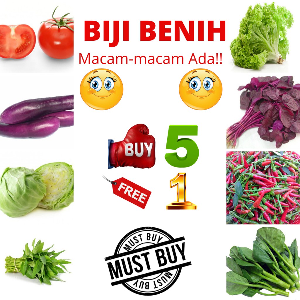 Biji Benih Sayur Sayuran Dan Buah Buahan Shopee Malaysia