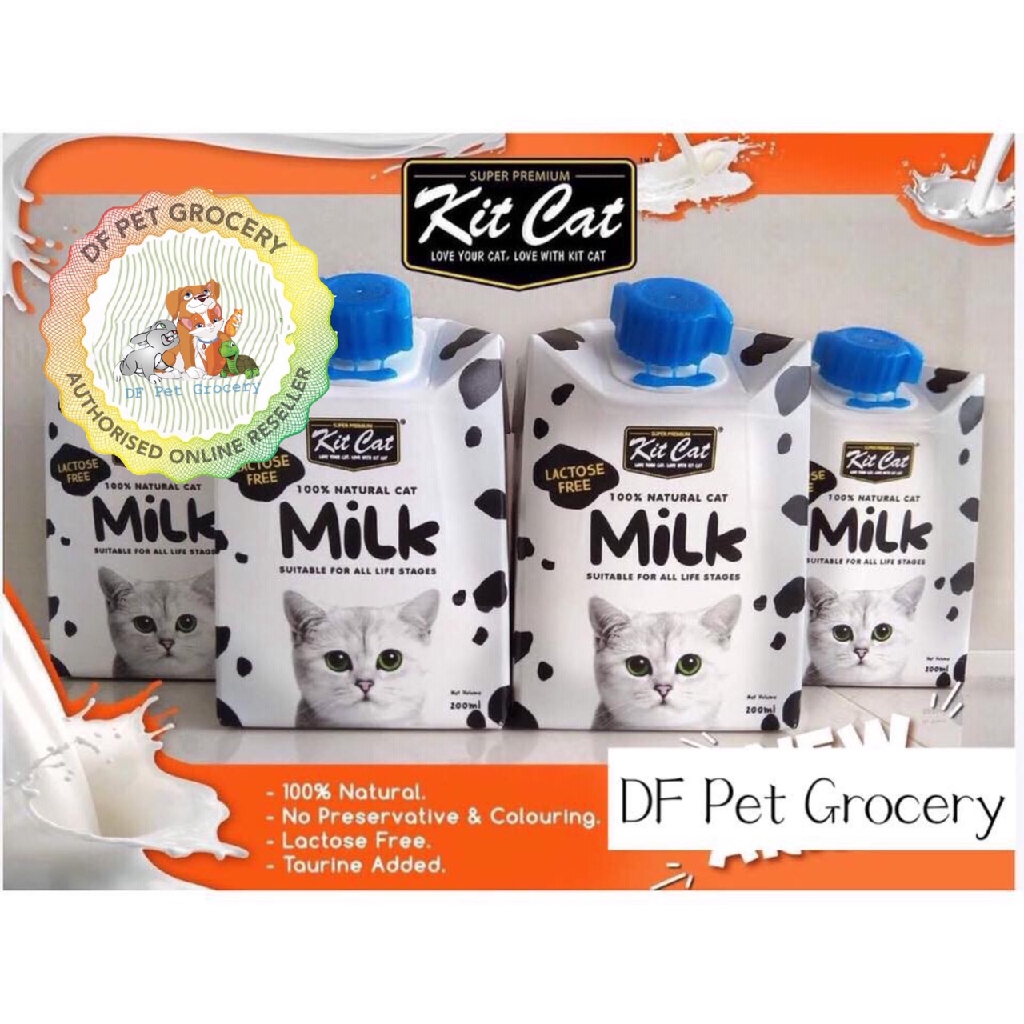 Kit Cat Lactose Free Cat Milk 200ml Kitten Milk Shopee Malaysia
