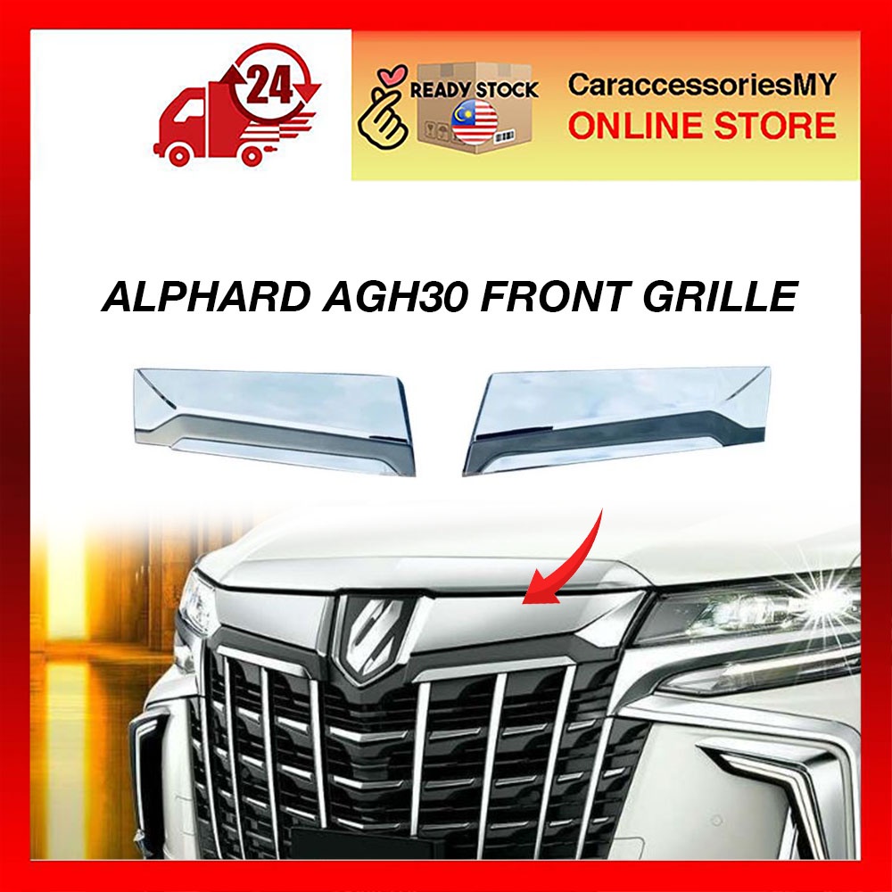 Toyota Alphard AGH30 2018 2020 Modellista Front grille grill chrome garnish ganish