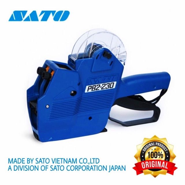 ORIGINAL Sato PB2230 Hand Labelling Price Tag Machine 2line Shopee