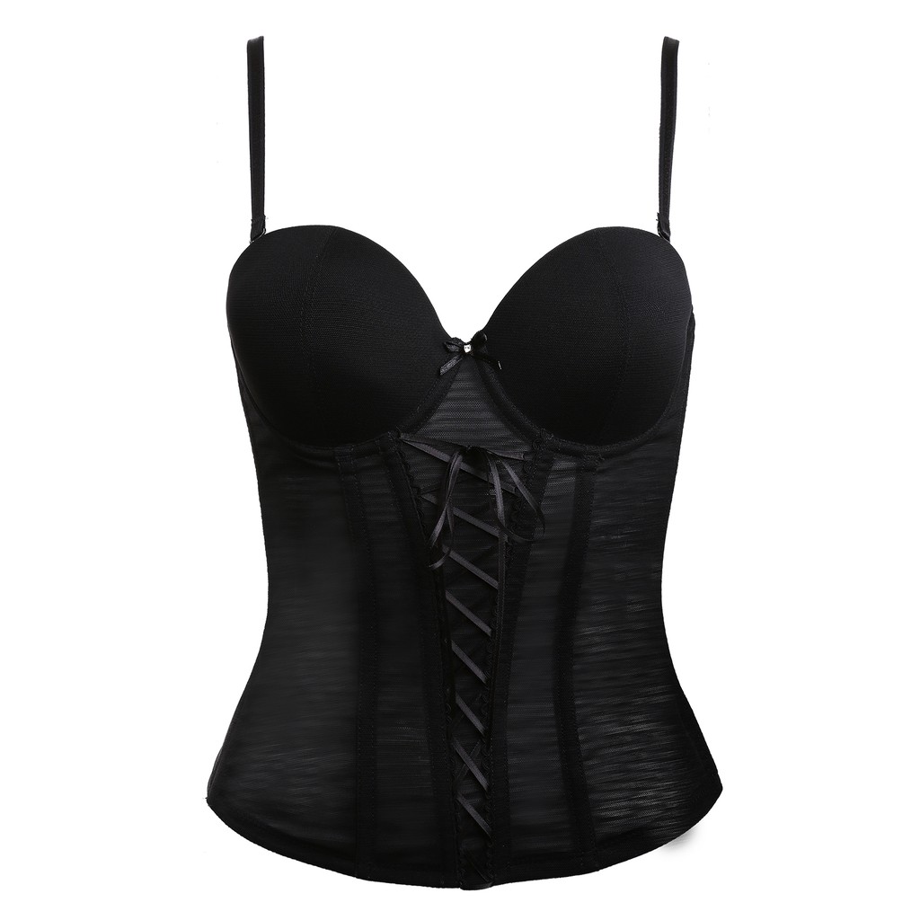 Xixili Vilanueva Seamless Corset Black 12 Cup Shopee Malaysia 2952