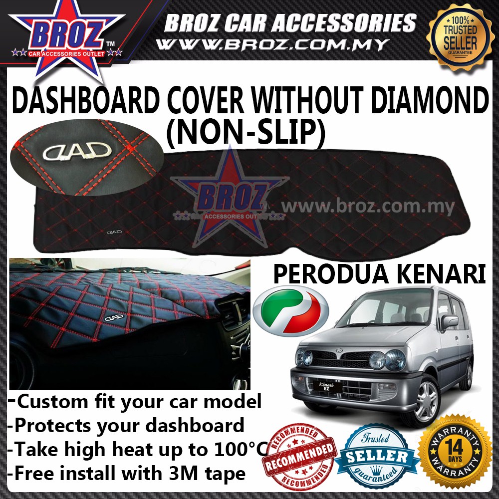 Non Slip Dashboard Cover without diamond for Perodua 