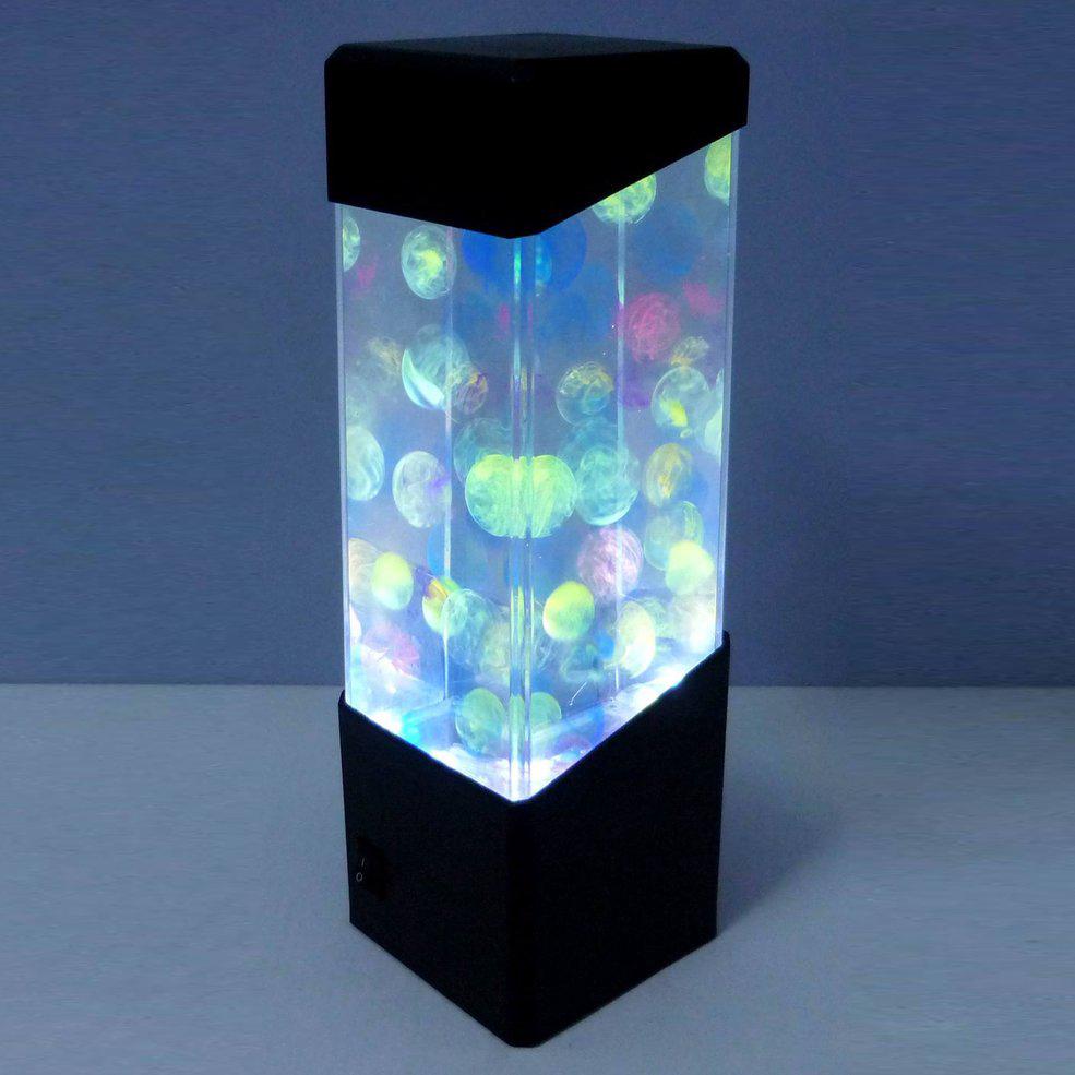 Jellyfish Water Aquarium Tank LED Lamp Relax Bedside Mood Light for