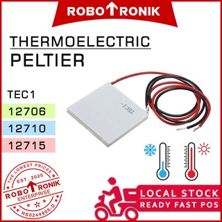 Peltier Cooler Plate / Thermoelectric - TEC1 12706 / 12710 / 12715 / HeatSink set