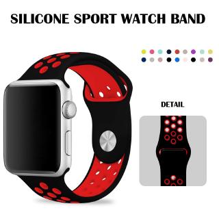 black and red nike apple watch band