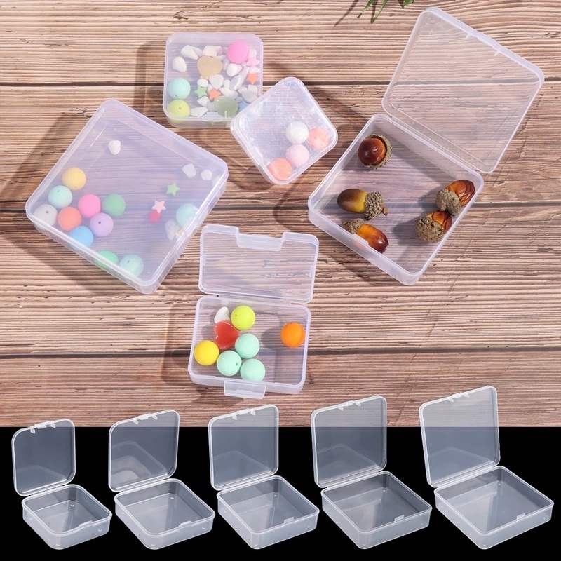 Transparent Plastic Storage Box / Clear Square Multifunction Display ...