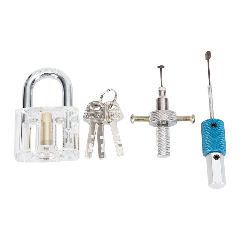 Cross Decoder Foldable Lock Opener Key Disc Detainer Lock Pick Bump Key Tool Locksmith Tools Locking Device Padlock