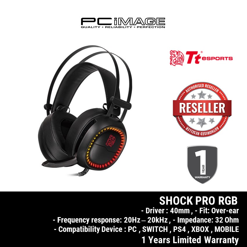 THERMALTAKE TTESPORTS SHOCK PRO RGB GAMING HEADSET