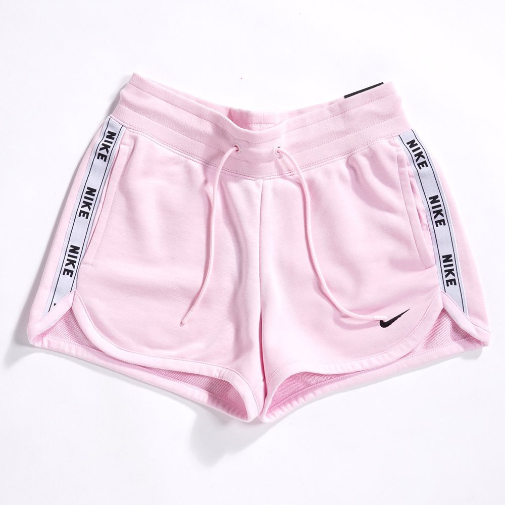 pink nike cotton shorts