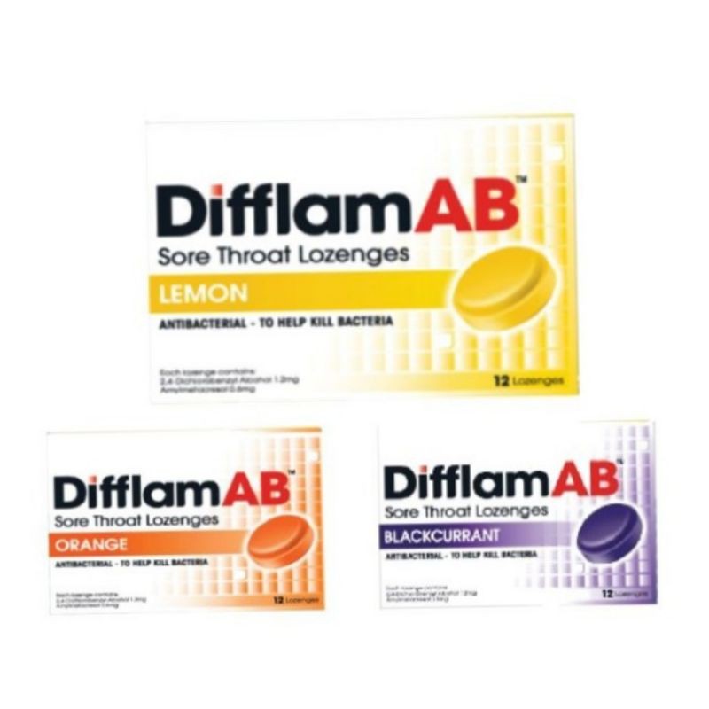 Lozenges Sakit Tekak Difflam Ab Lozenges 12 S Shopee Malaysia