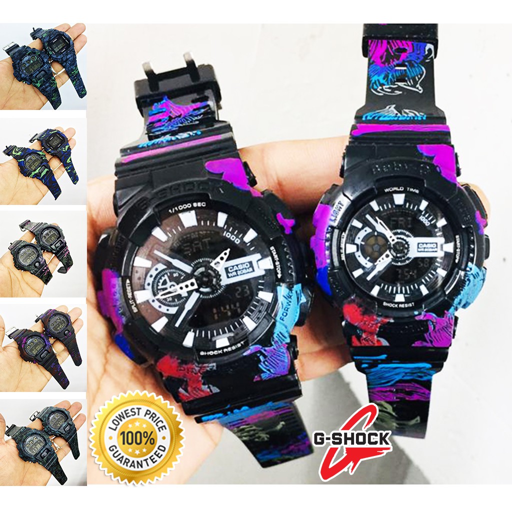 Jam Tangan G Shock Flora Couple Set Watch Set Gshock Baby G Flora New Arrival Shopee Malaysia