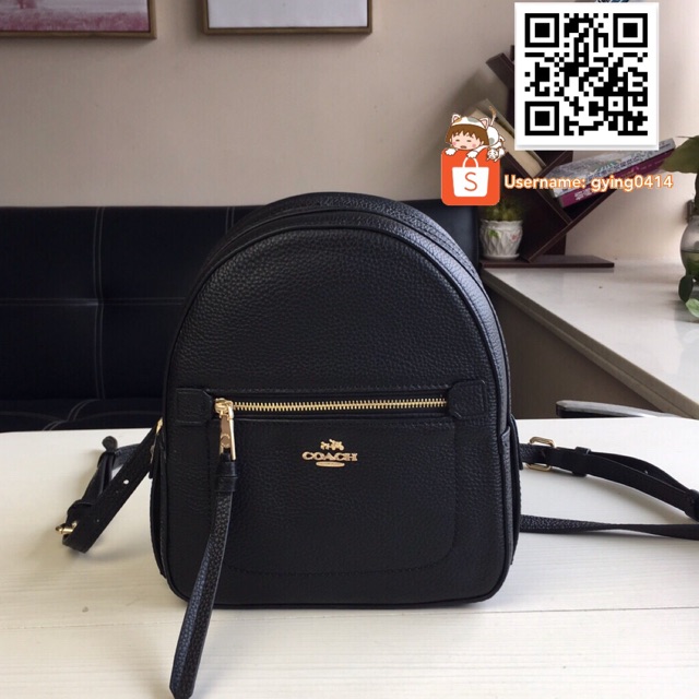 coach andi backpack black