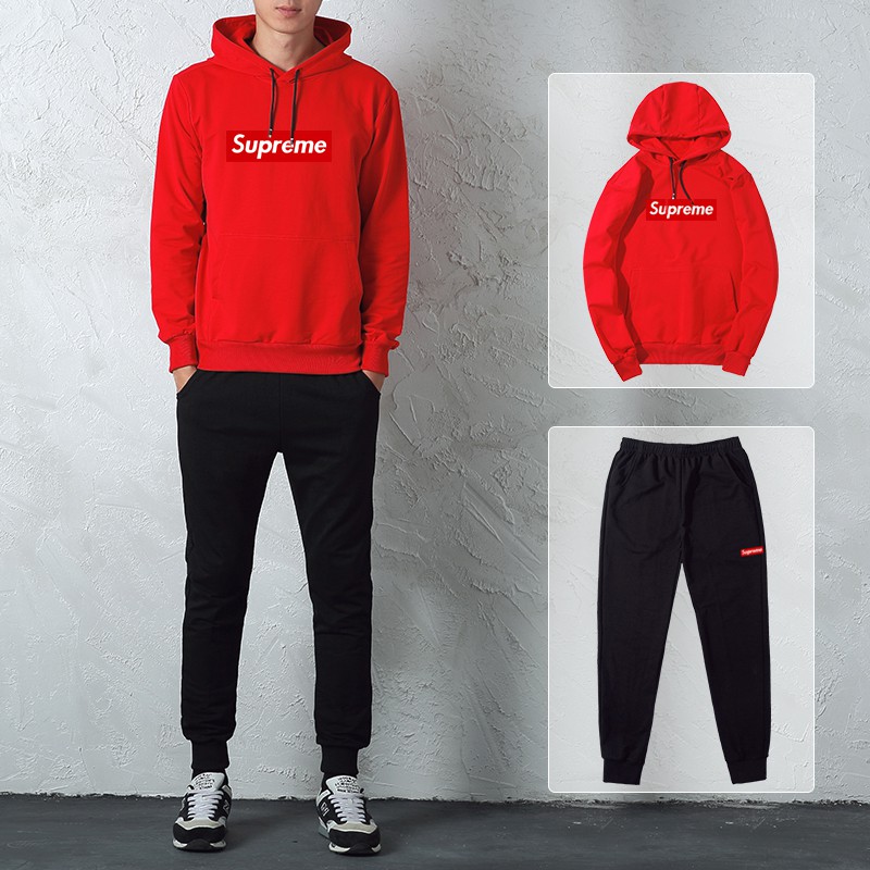 supreme hoodie and pants