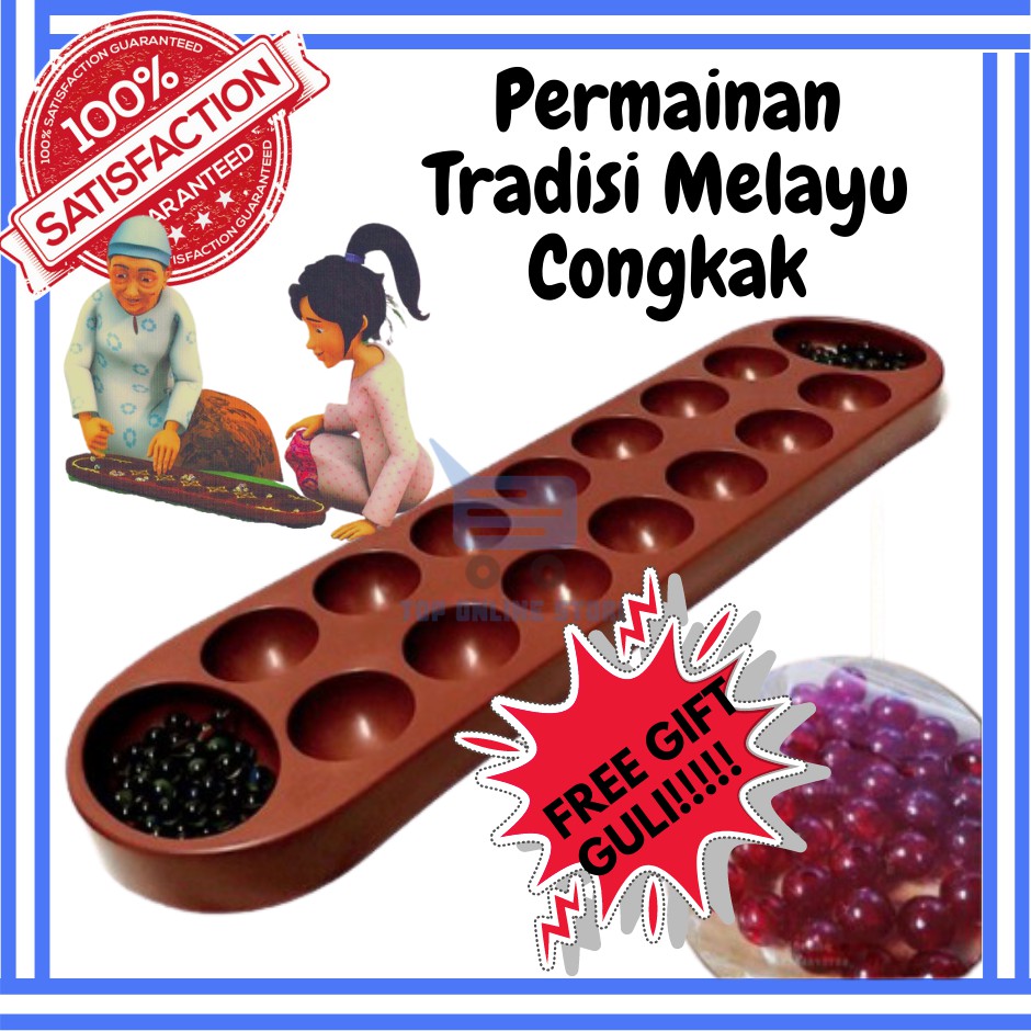 🌟Ready Stock🌟 Congkak Malaysia Traditional Games Plastic Congkak 