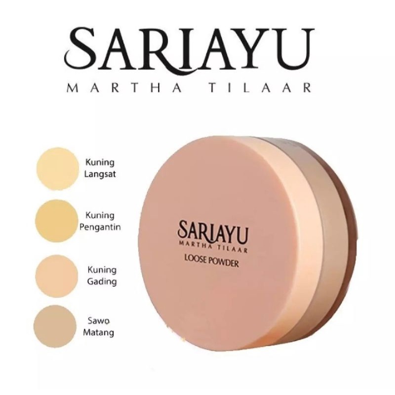 Sariayu Loose Powder 14g Yellow Langsat - Sari Ayu Loose Powder