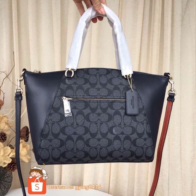 prairie satchel in signature canvas