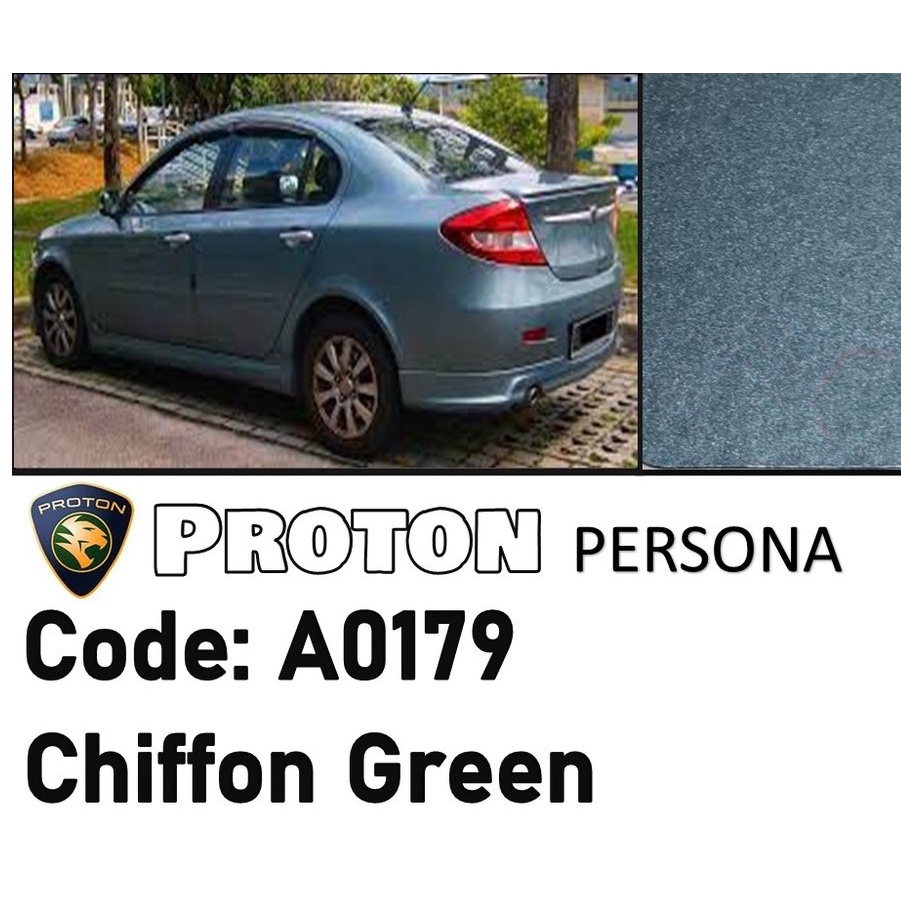 PROTON PERSONA CHIFFON GREEN A0179 2K CAR PAINT / CAT KERETA 2K ...
