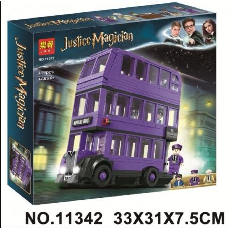 Harry 11342 Potter Movie Building Blocks Set The Knight Bus Model Kids Toys Gift