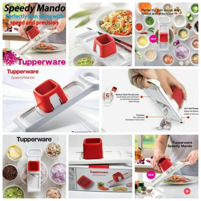 SPEEDY MANDO TUPPERWARE PISAU PEMOTONG PELBAGAI FUNGSI 