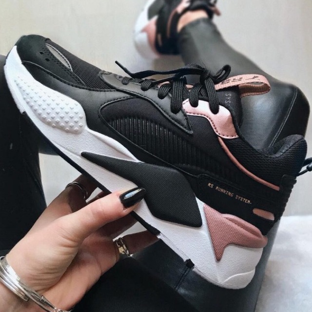 puma noir et rose gold