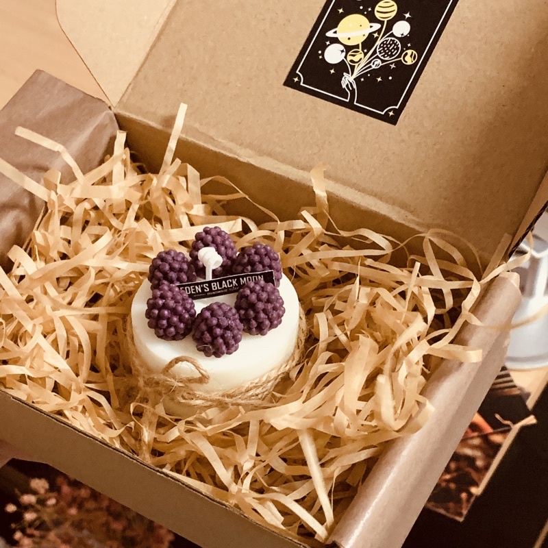 【Gift Box Berry Candle】Scented Candle Dessert Aromatic Birthday Gift Valentine Customise Lilin Wangi Vanilla Freesia