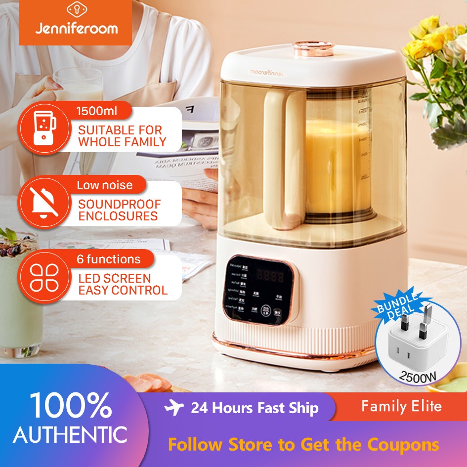 Korea Jenniferoom Ultra Quiet Food Processor Soymilk Machine Automatic