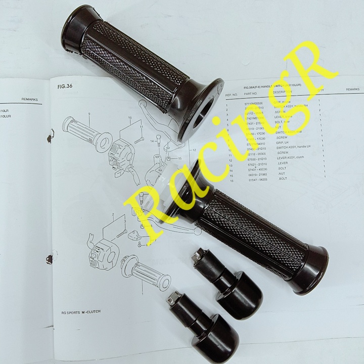 Suzuki Txr Gama Rg Rgv Ru Panther J Handle Grip Handle Balancer