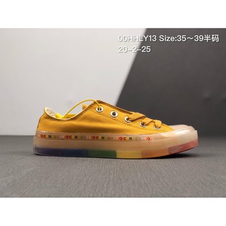 converse rainbow jelly shoes