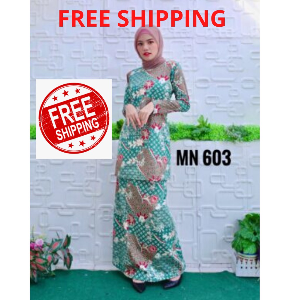  FREE SHIPPING READY  STOCK BAJU  KURUNG  MODEN  MINI ENGLISH 