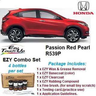 Honda HR-V /HRV Original Touch Up Paint - EZY Touch Up Combo Set- Touch Up  Paint- Scratch Removal- Calar Kereta