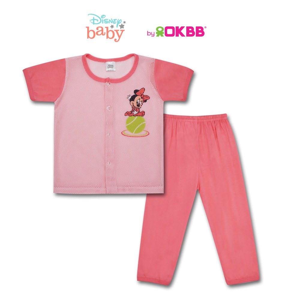 Disney Baby Girl Fashion Eyelet Clothing Cartoon Printed Graphic Party Suit Casual Wear Baby Pyjamas MKMD1990_MKE001_G